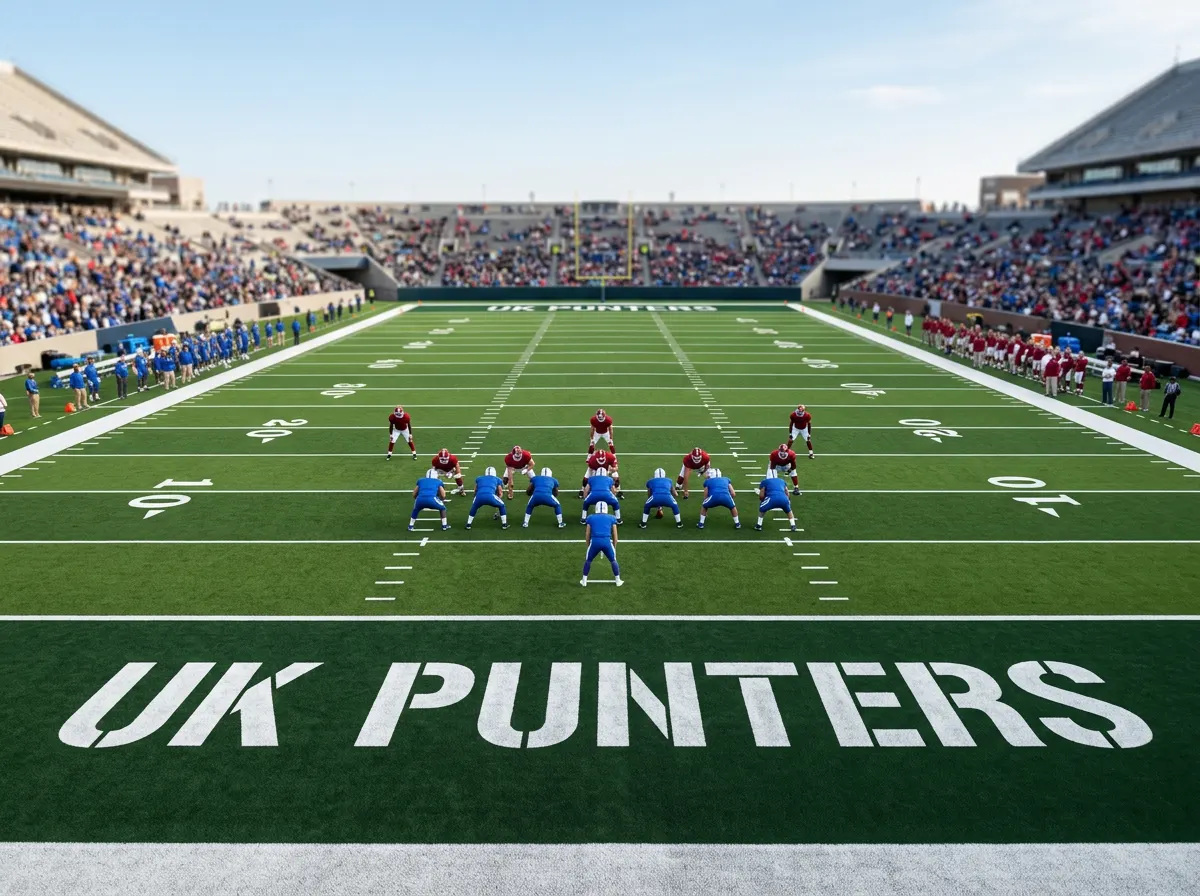 NFL game in progress with overlay of bet type categories for UK punters